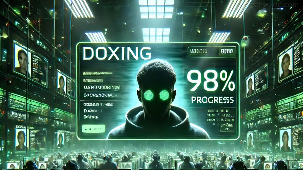 Doxer doxing people information